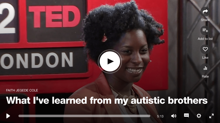 Faith Jegede: What I’ve learned from my autistic brothers我從自閉症弟弟們學到的事情