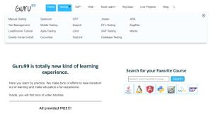 Guru99 – JavaScript&nbsp;主題學習網站