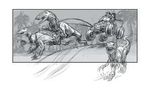 小編速讀 – 好萊塢分鏡插畫家&nbsp;戴夫勞瑞精準剖視電影