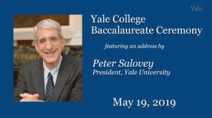 小編速讀-你知道自己追求什麼嗎？–耶魯大學校長問畢業生的問題