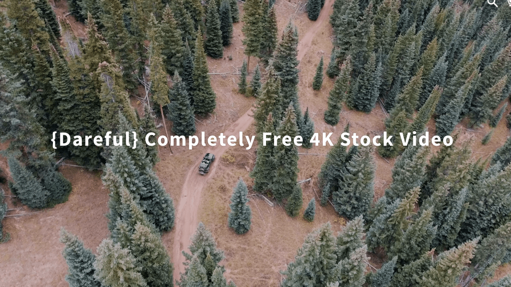 Dareful 提供免費 4K&nbsp;影片素材