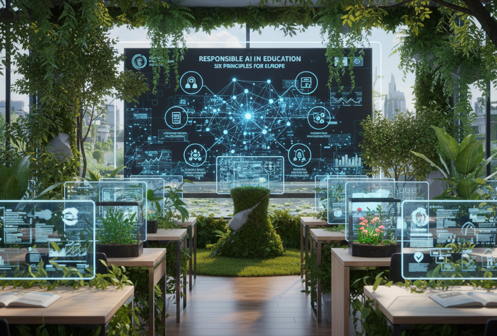 科技產業向歐洲提出的六項AI 融入教育的原則